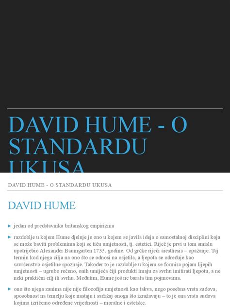 Hume | PDF