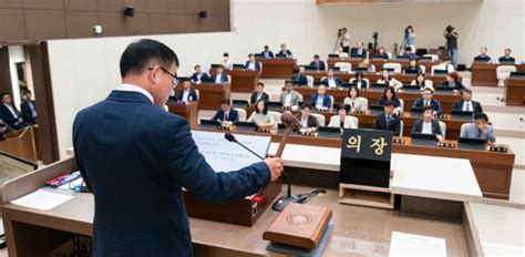 용인특례시의회 임시회 개회총 21건 안건 처리