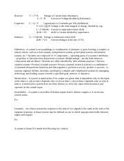 Cheat Sheet Docx Resistor V I R Voltage Is Current Times Resistance