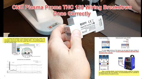 CNC Plasma Proma THC 150 Wiring Breakdown Done Correctly YouTube