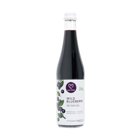 Certified Organic Pure Juice Wild Blueberry Premium Gourmet Food