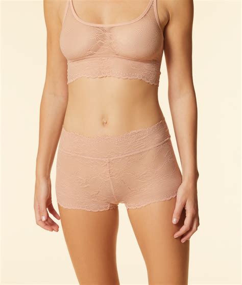 Shorty Boy Leg En Dentelle Extensible Et Co Responsable Lace