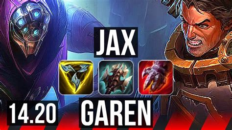 Jax Vs Garen Top 7 Solo Kills 1535 Euw Master 1420 Youtube