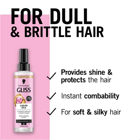 Schwarzkopf Gliss Liquid Silk Leave In Conditioner For Hair