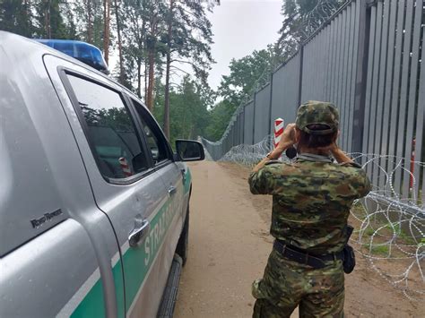 Granica polsko białoruska Najnowszy raport SG ws nielegalnych