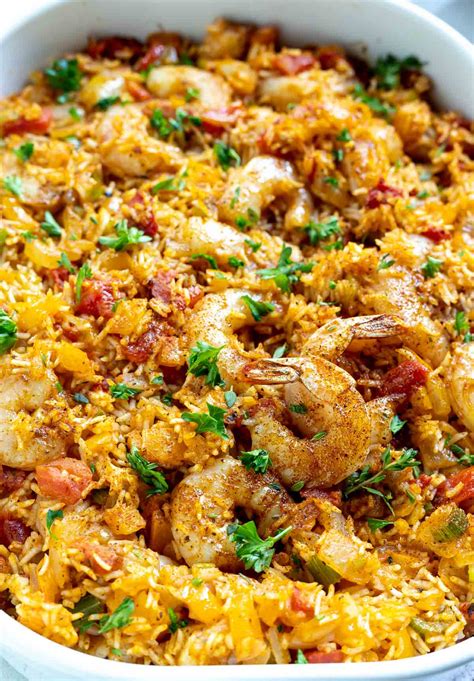 Cajun Shrimp And Rice Casserole Wonkywonderful