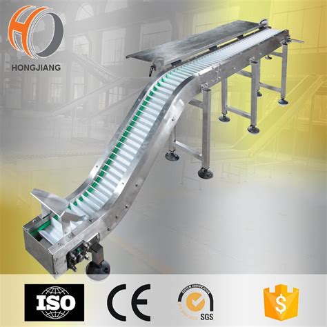 H5935 Modular Z Shape Food Industry Inclined Modular Belt Conveyor With Cleats China Inclined