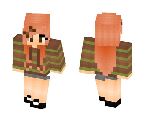 Download Warm Cosy Ginger Girl Minecraft Skin For Free