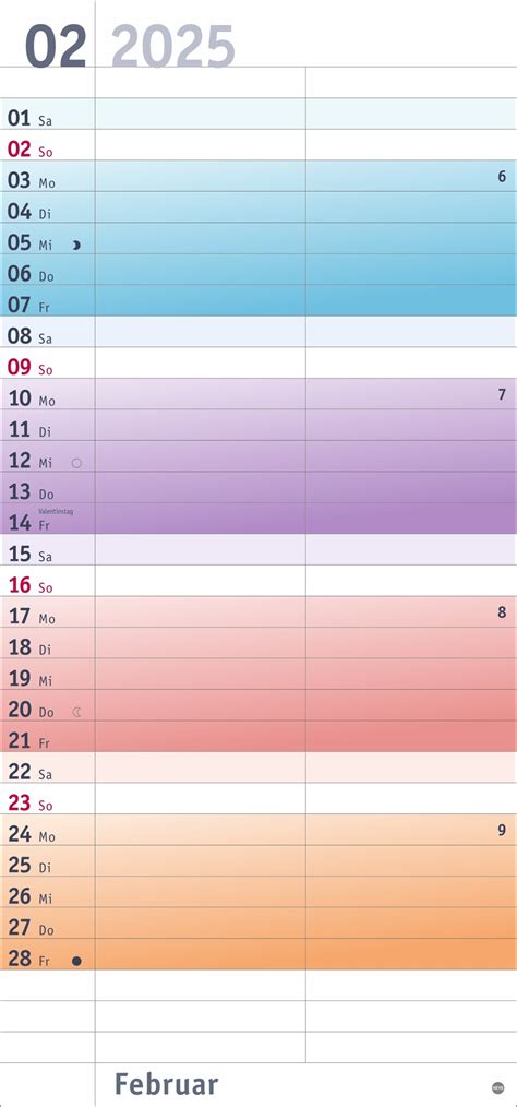 Kalender Bunte Wochen Planer F R Mich Online Kaufen