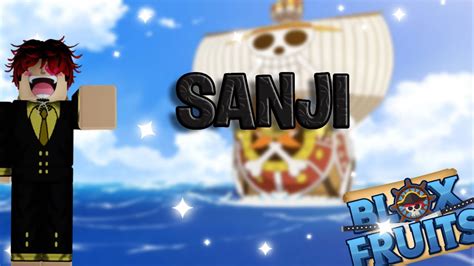 Je Suis Devenu Sanji Sur Blox Fruit Bloxfruit Youtube