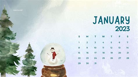 January Calendar Desktop Wallpaper 2025 India - John T. Markel 