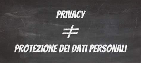 Differenze Tra Protezione Dati Personali E Privacy Exidea