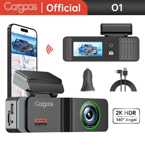 Jual GPS Cargoos O1 Dash Cam Mobil 2K 1440p GPS Wifi G Sensor Night