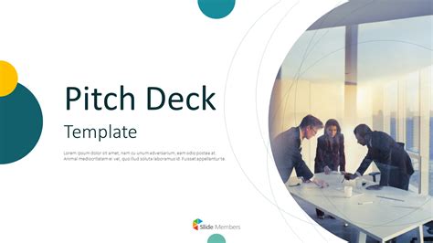 Pitch Deck Design Cover Slide Pagesingle