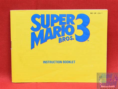 Hot Spot Collectibles And Toys Super Mario Bros 3 Nes Instruction