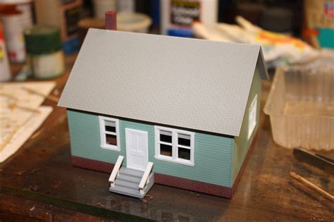 1 Story House Model Railroad Building Kit Ho Scale 201