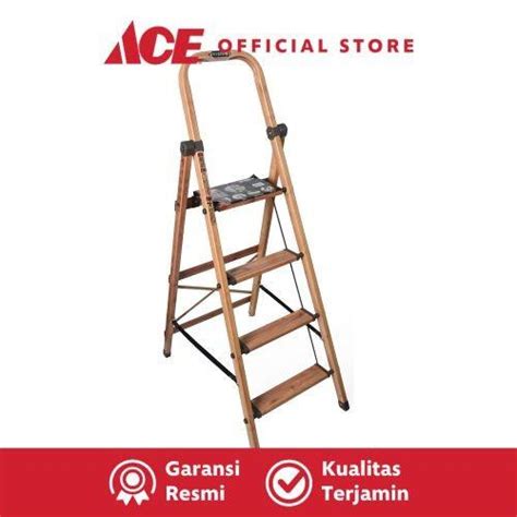 Jual Tangga Ace Fixsteps Tangga Lipat Aluminium Slim 4 Step 1 3 Mtr