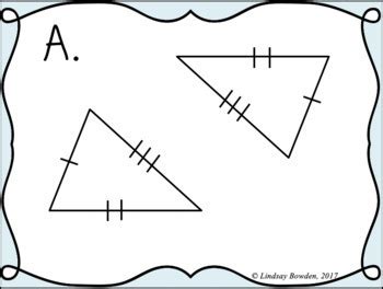 Congruent Triangles Task Cards By Lindsay Bowden Secondary Math