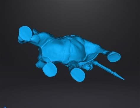 Centaur Barbarian Spear Miniature Model For Fantasy Games Dnd 3d Model