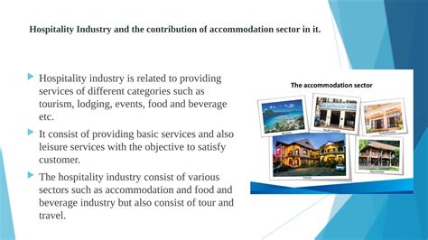 Hospitality Industry And Accommodation Sector