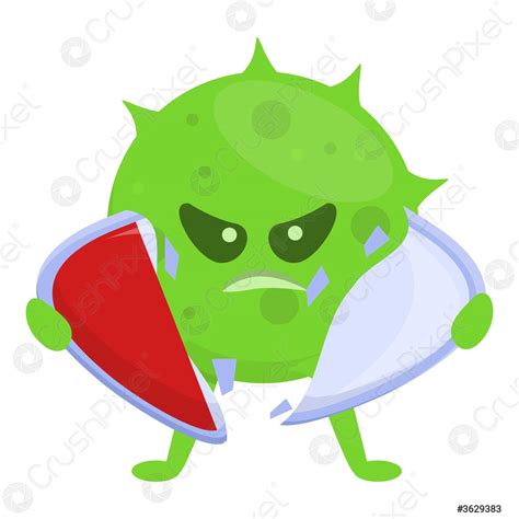 Blister Antibiotic Resistance Icon Cartoon Style Stock Vector