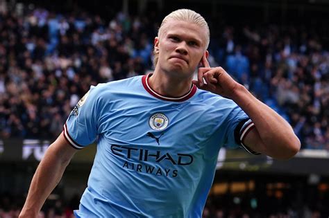 Erling Haaland’s record-breaking season leads Manchester City to title ...