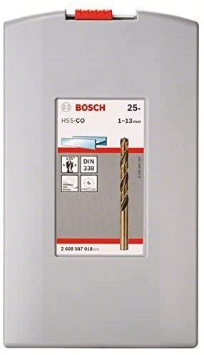 Set Punte Trapano Mm Hss Al Cobalto Din Bosch