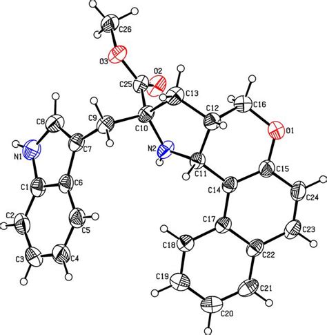 IUCr Methyl 2 1 H Indol 3 Ylmethyl 1 2 3 3a 4 11c Hexahydro