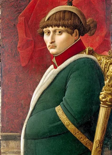 Grandiose Epic Renaissance Portrait Of Napoleon Stable Diffusion