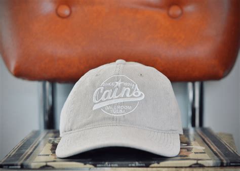 CORDUROY CAP STONE Cain S Ballroom