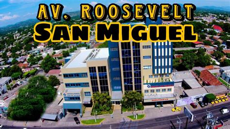 RECORRIENDO LA AVENIDA ROOSEVELT SAN MIGUEL YouTube