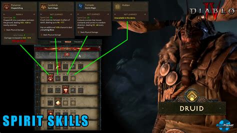 Diablo Iv Druid Skills And Talent Tree Blizzplanet Diablo Iii