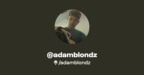 Adamblondz Instagram TikTok Linktree