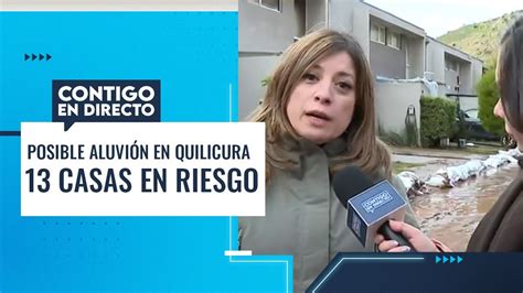 Temen AluviÓn 13 Casas En Posible Riesgo Por Las Intensas Lluvias En