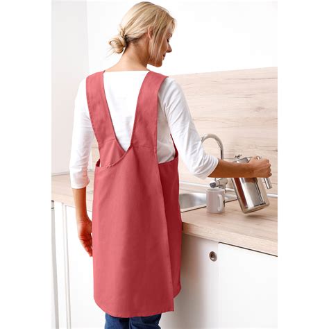 Tablier De Cuisine Japonais Coton Terracotta Blancheporte