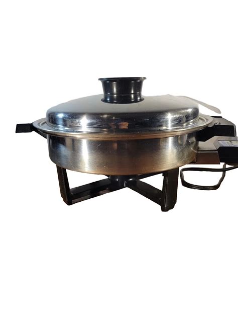 Towncraft Electric Frying Pan Liquid Oil Core Model No