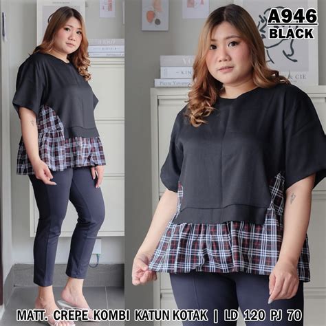 Jual Union Atasan Jumbo Wanita Ld Blouse Wanita Jumbo