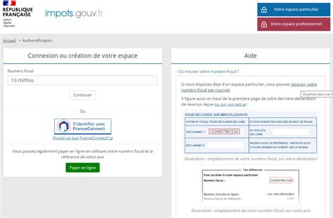 Où Trouver Son Numéro Fiscal Première Fois 1ère Déclaration Impôt