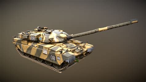 Chieftain Mk11 Mbt Buy Royalty Free 3d Model By Blackfirefilms