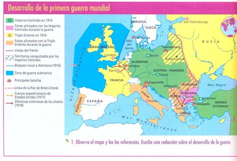 4mapa Desarrollo Primera Guerra Mundial