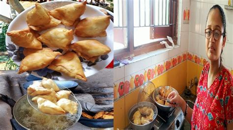 ભવનગર ન સમસ ગજરત સમસ Halwai style samosa village style