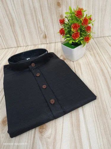 Cotton Solid Coffee Plain Men S Kurta Pyjama At Rs Piece In