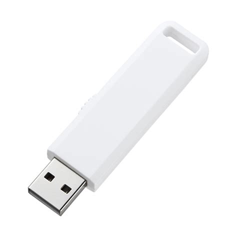 Usbメモリ（8gb）usb20 スライド式コネクタ（ホワイト） Ufd Sl8gwn 激安通販のイーサプライ