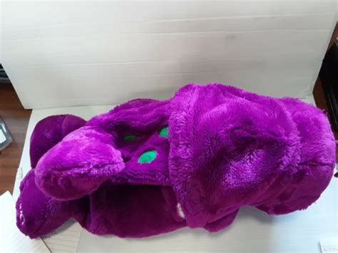 BARNEY THE DINOSAUR Inch Vintage Hot Water Bottle Cover Pyjama Case Soft