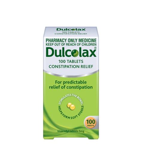 Dulcolax Laxative Mg Overnight Relief Tablets