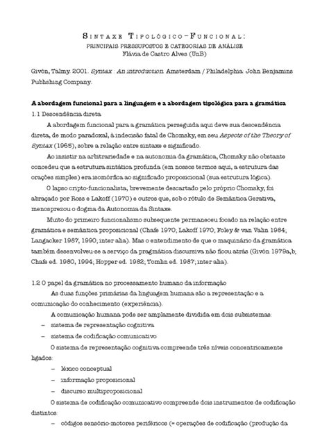 Pdf Givon Sintaxe Tipologico Funcional Dokumen Tips