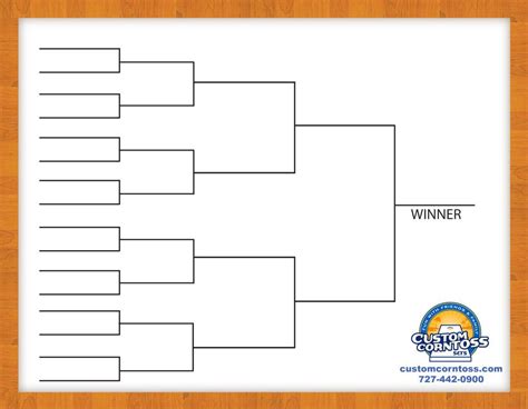 Free Printable 16 Team Bracket - Printable Word Searches