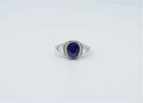 Ruby / Sapphire Silver Ring - Al Noor Gems & Jewellers