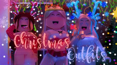 11 Aesthetic Roblox Christmaswinter Outfits For Girlscodeslinks Ll Hunnii🎄🎅 Youtube