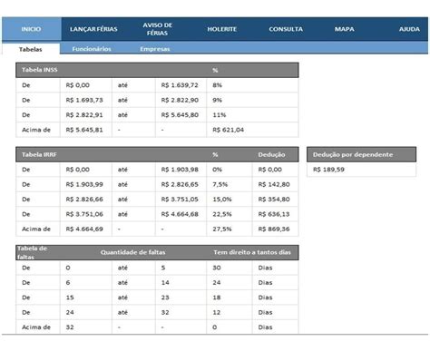 Planilha Completa Para Controle Das Férias Parcelamento Sem Juros